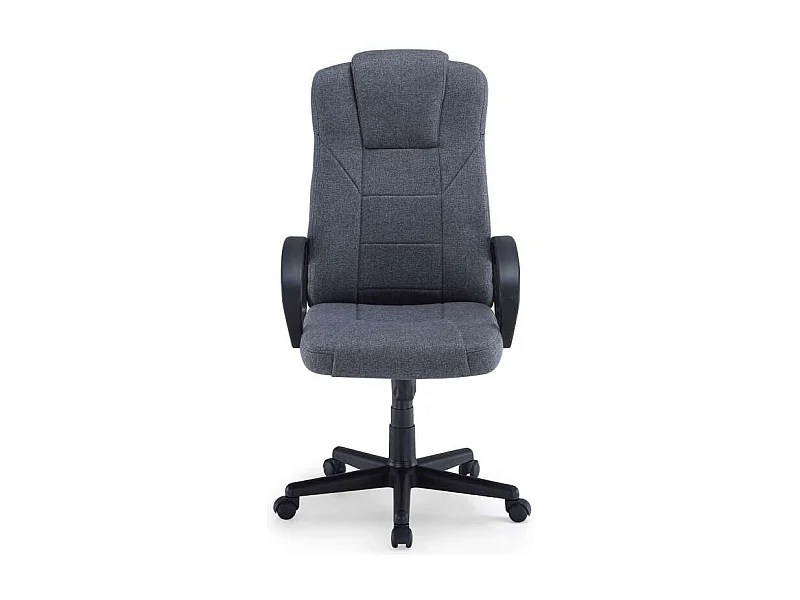 Sillón despacho giratorio Henry tejido bali gris marengo, 118-126cm(alto) 64cm(ancho) 64c