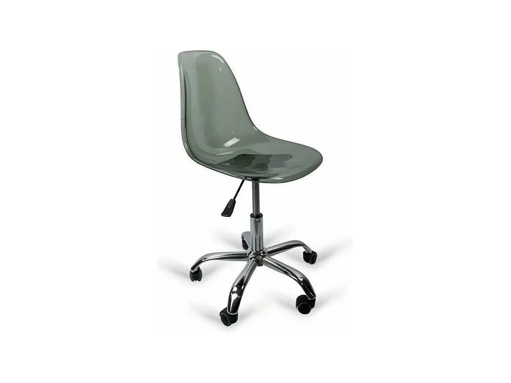 Pack de 2 sillas oficina Edimburgo policarbonato, Fondo : 53 cm, Ancho: 46.5 cm, Alto: 80/