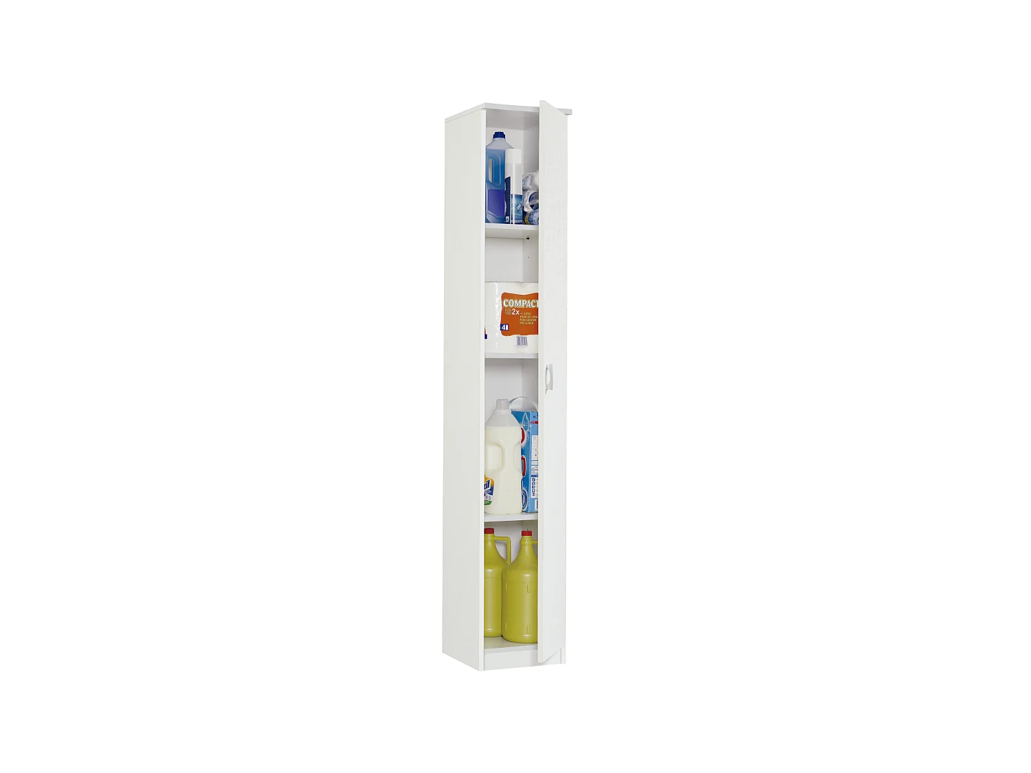 Armario multiusos en color blanco Turin 40 cm(ancho) 180 cm(altura) 35 cm(fondo)