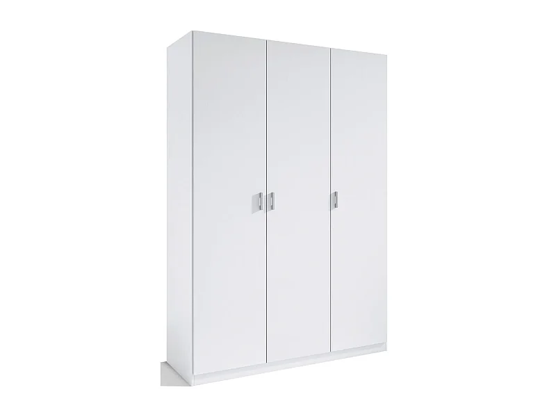 Armario 3 puertas abatibles acabado en blanco 180 cm(alto)120 cm(ancho)50 cm(fondo)