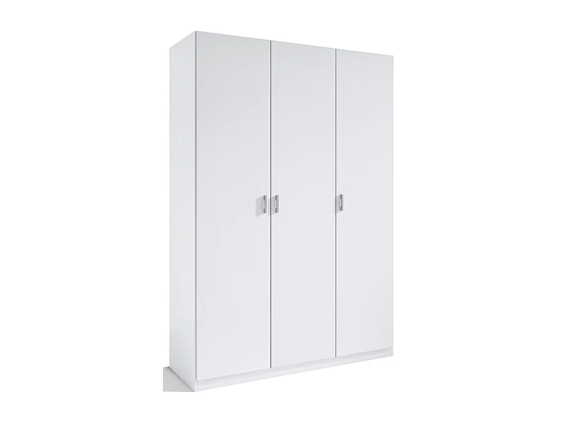 Armario 3 puertas abatibles acabado en blanco 180 cm(alto)120 cm(ancho)50 cm(fondo)