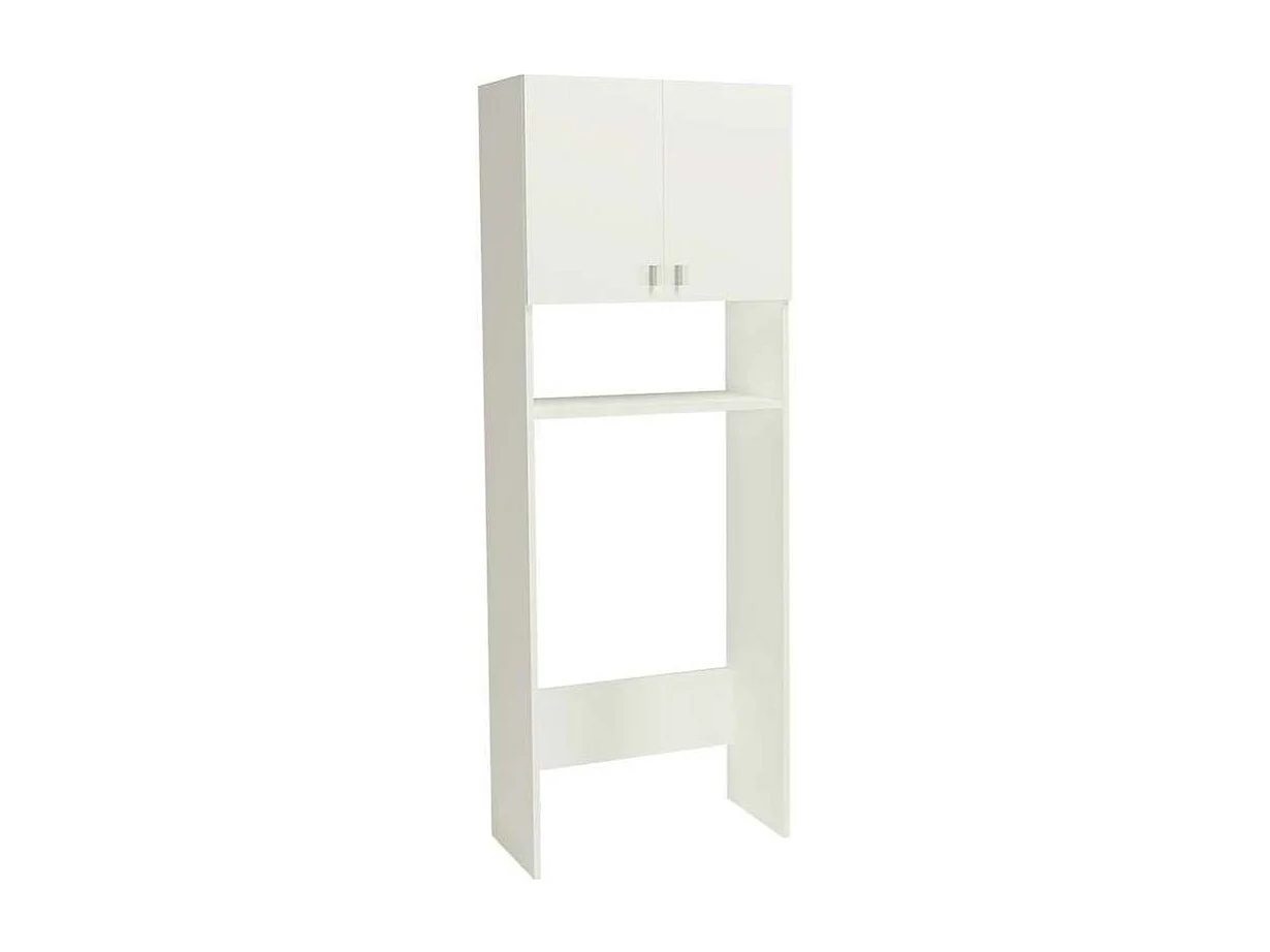 Mueble para lavadora en acabado blanco 64 cm(ancho) 180 cm(altura) 36 cm(fondo)