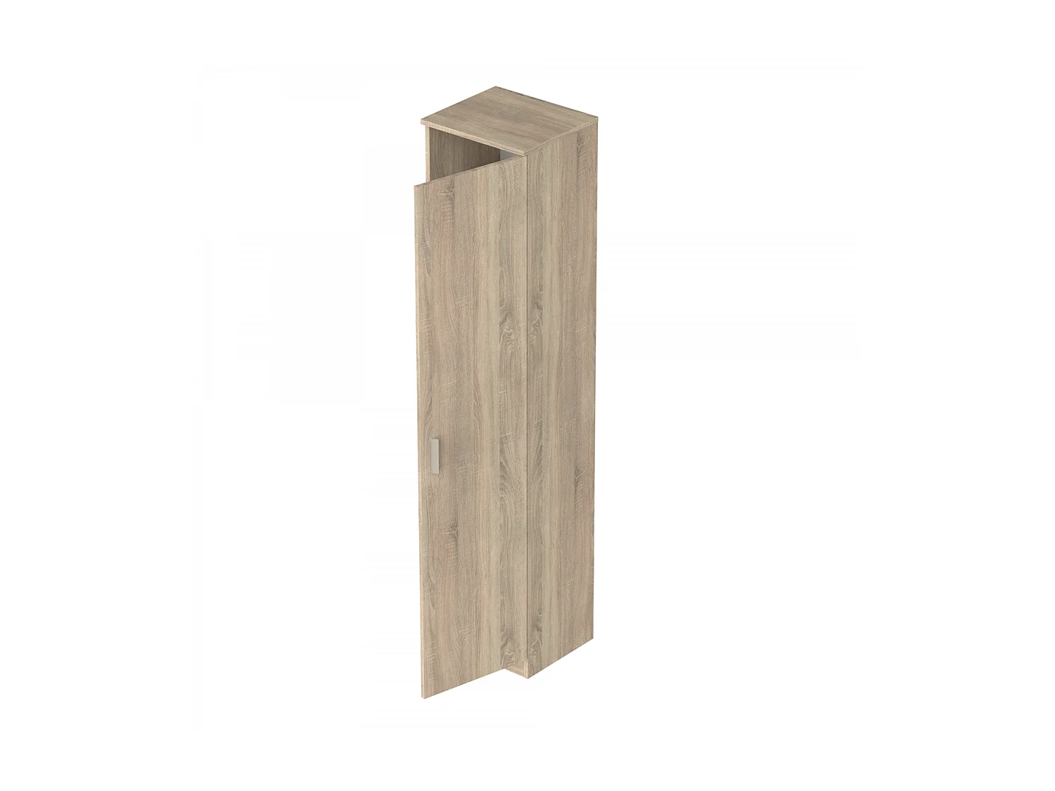 Armario multiusos Tibet acabado roble cambrian, 40 cm(ancho) 180 cm(altura) 35 cm(fondo)
