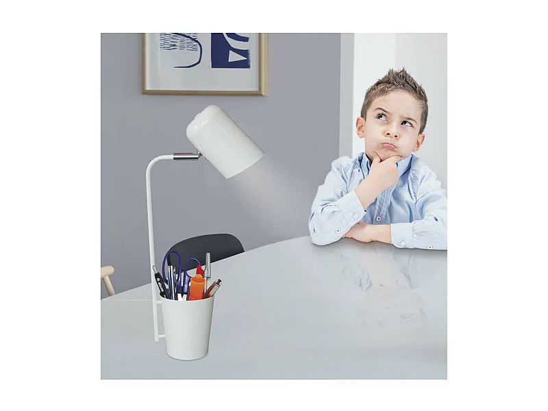 Flexo modelo Tejo acabado en blanco 46 cm(alto)8 cm(ancho)15 cm(largo).