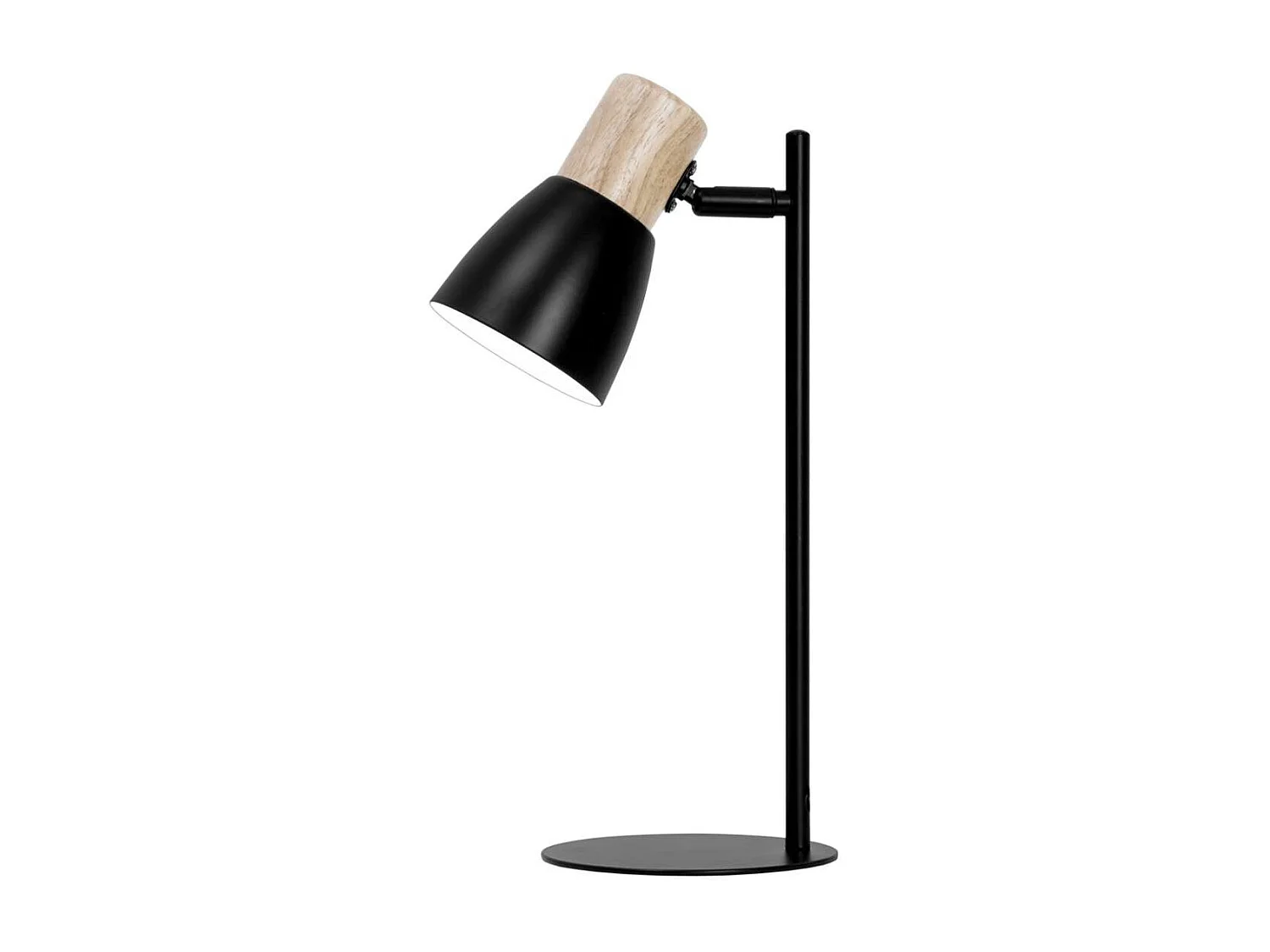 Flexo modelo Cabin acabado negro-madera 42cm(alto) 15cm(ancho) 20 cm(fondo