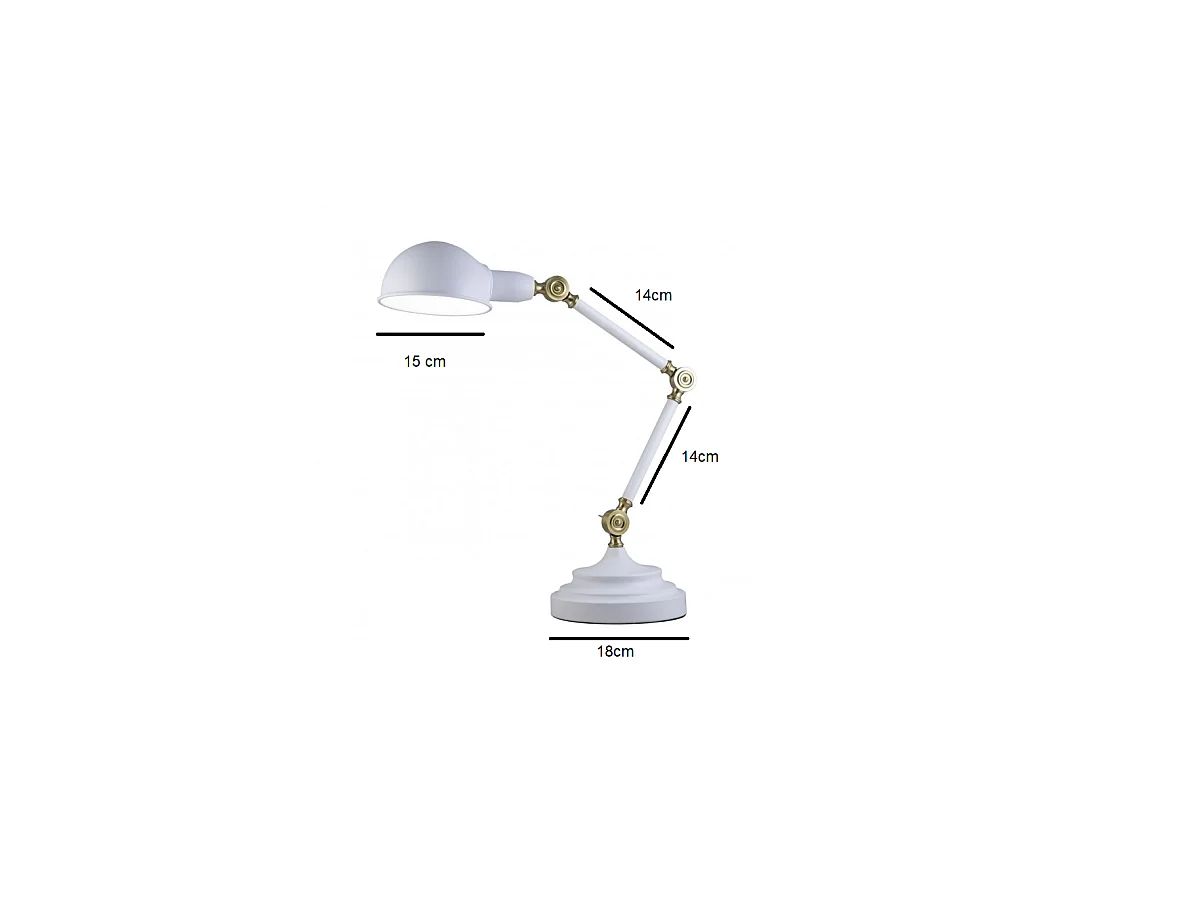 Flexo modelo Tadao acabado blanco 70 cm(alto) 18cm(ancho) 50cm(fondo