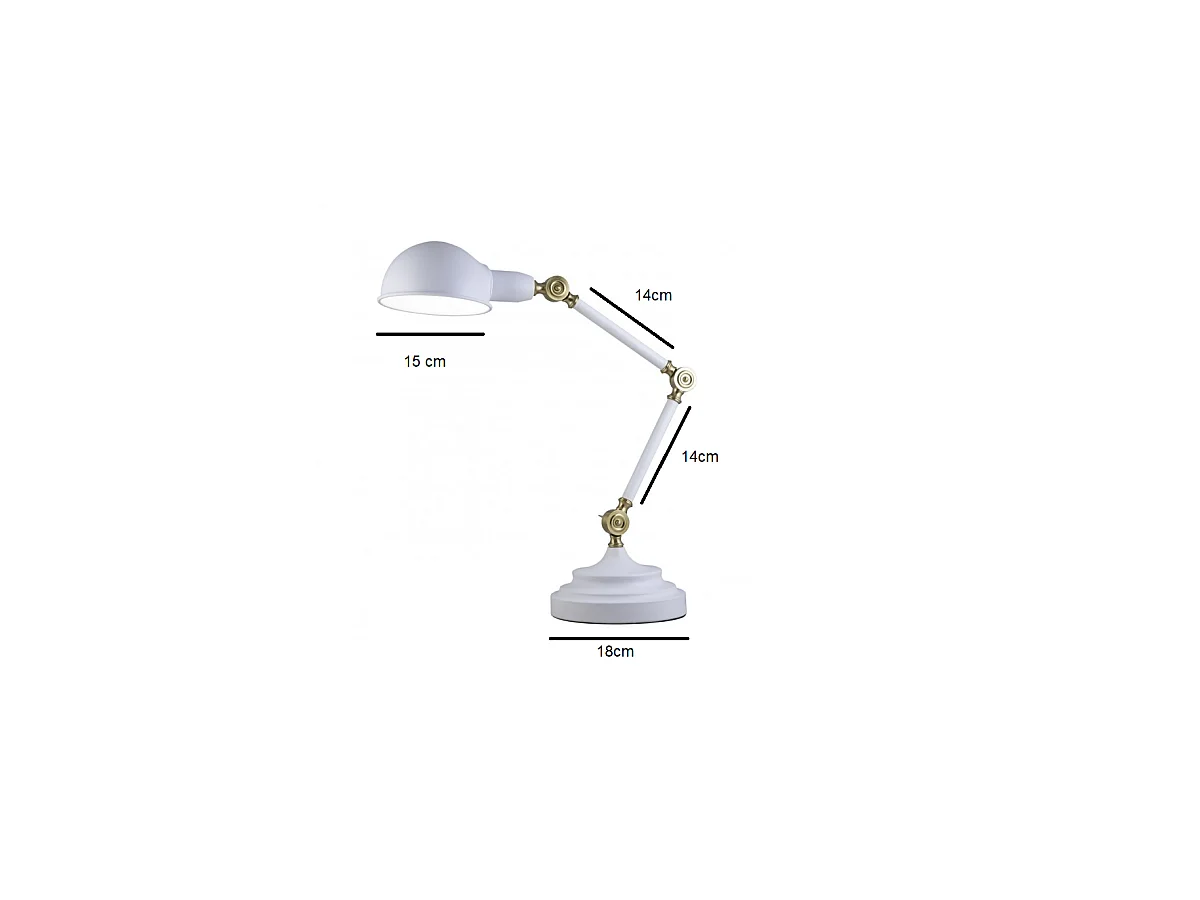 Flexo modelo Tadao acabado blanco 70 cm(alto) 18cm(ancho) 50cm(fondo