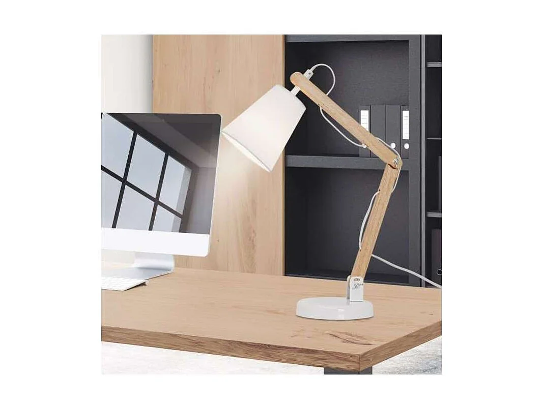 Flexo modelo Truman acabado madera 47 cm(alto) 40 cm(ancho) 40 cm(fondo