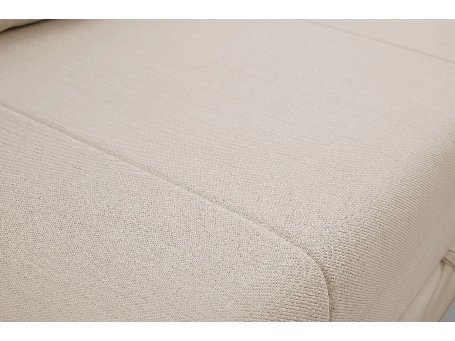 Canapé convertible 3 places - beige clair- DIEGO NEVE