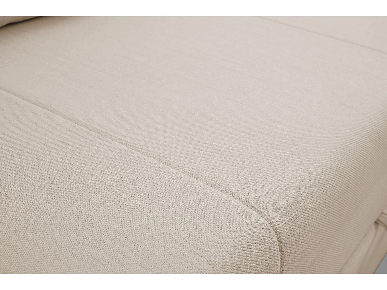 Canapé convertible 3 places - beige clair- DIEGO NEVE
