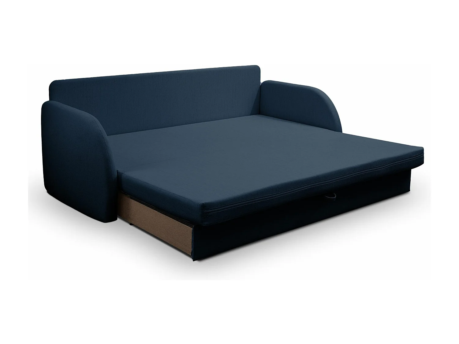 3-Sitzer-Sofa - Schlaffunktion und Bettkasten - dunkelblau - DIEGO