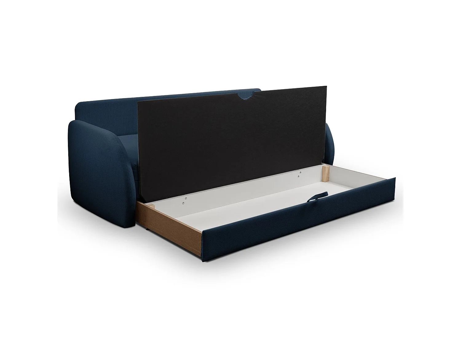 Canapé convertible 3 places - bleu marine- DIEGO NEVE