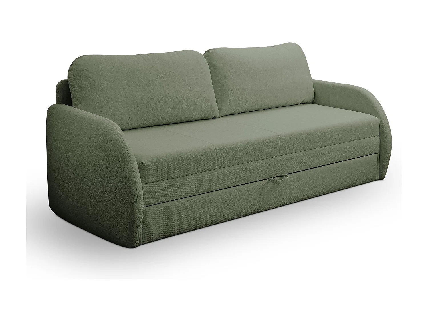 3-zits slaapbank - saliegroen corduroy - DIEGO NEVE