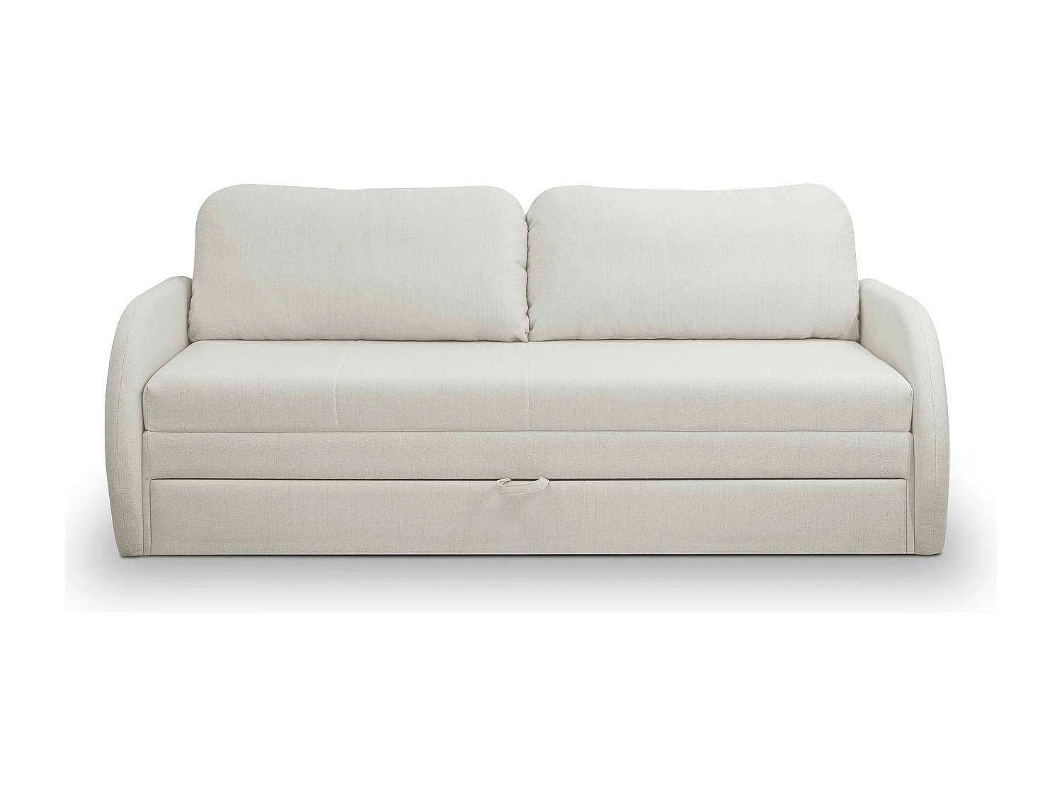 3-Sitzer-Sofa - Schlaffunktion und Bettkasten - creme - DIEGO