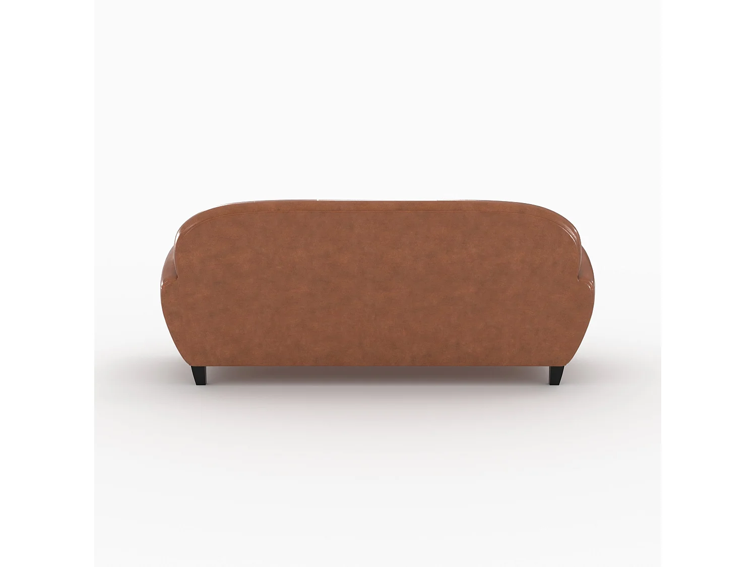 Ensemble canapé et fauteuil camel 4 places - Club