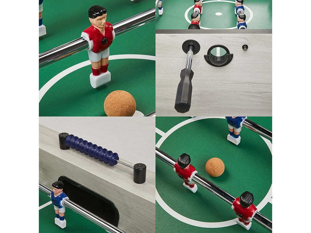 Babyfoot Senior Prémonté - Robuste - Barres télescopiques - 2 à 4 joueurs