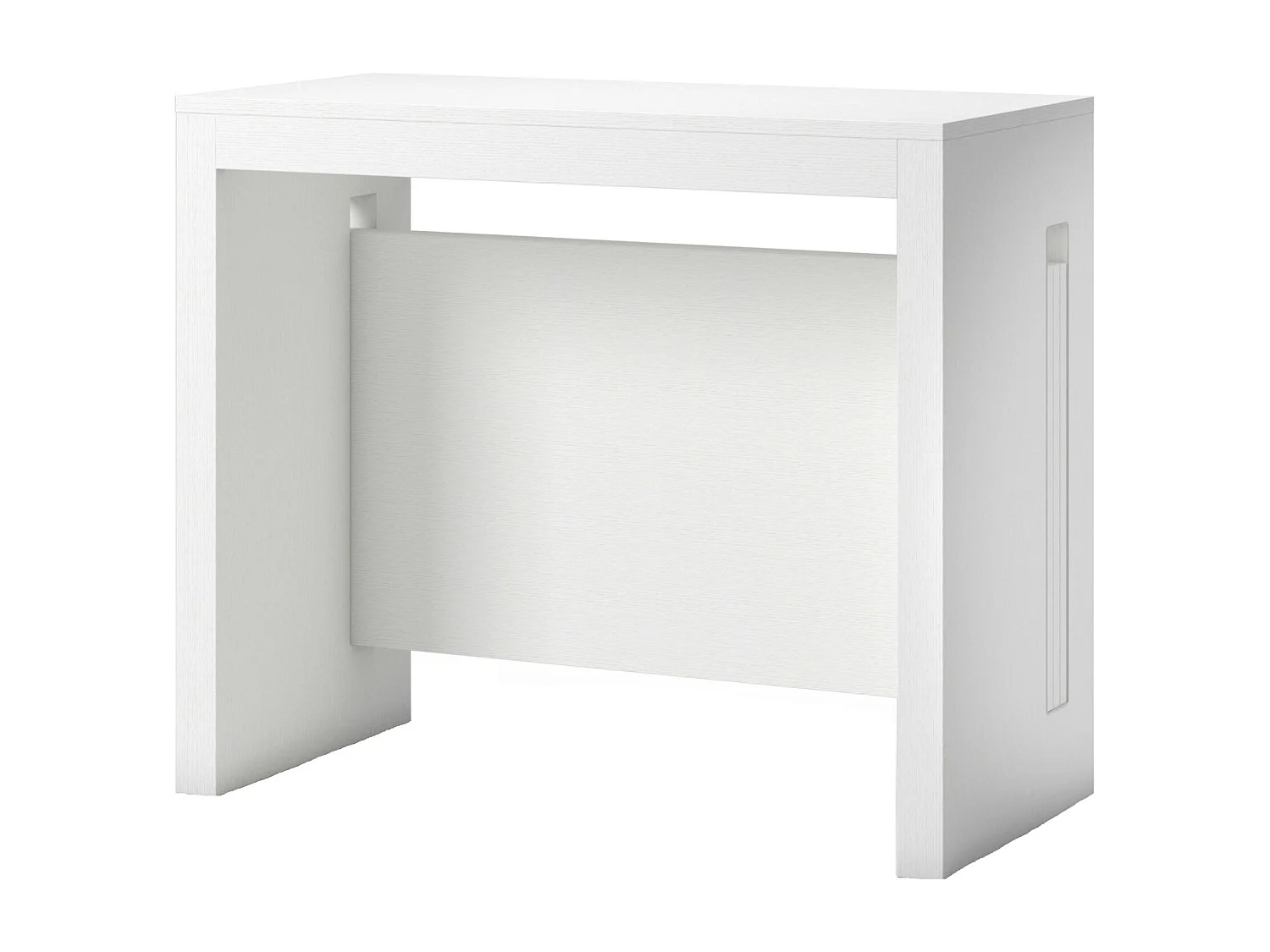 Table extensible - blanc - 90x45-190 cm - ROMA