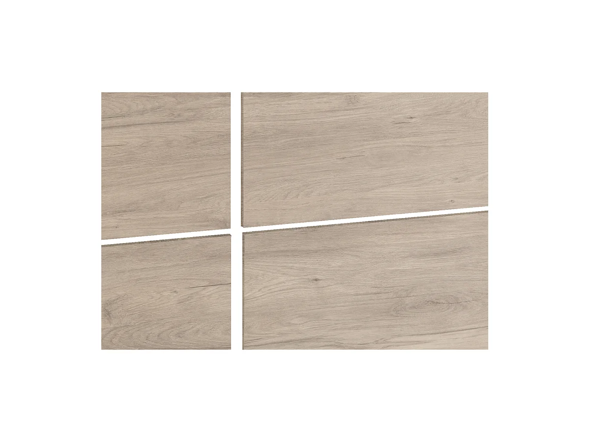 Cabecero juvenil Elsa acabado roble aurora, 50 cm(altura)100 cm(ancho)