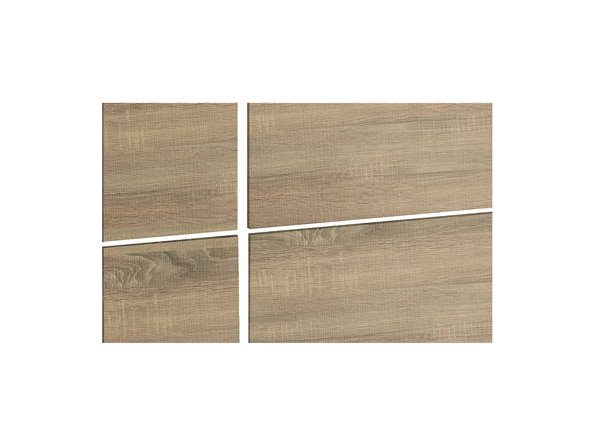 Cabecero juvenil Elsa acabado roble cambrian, 50 cm(altura)100 cm(ancho)