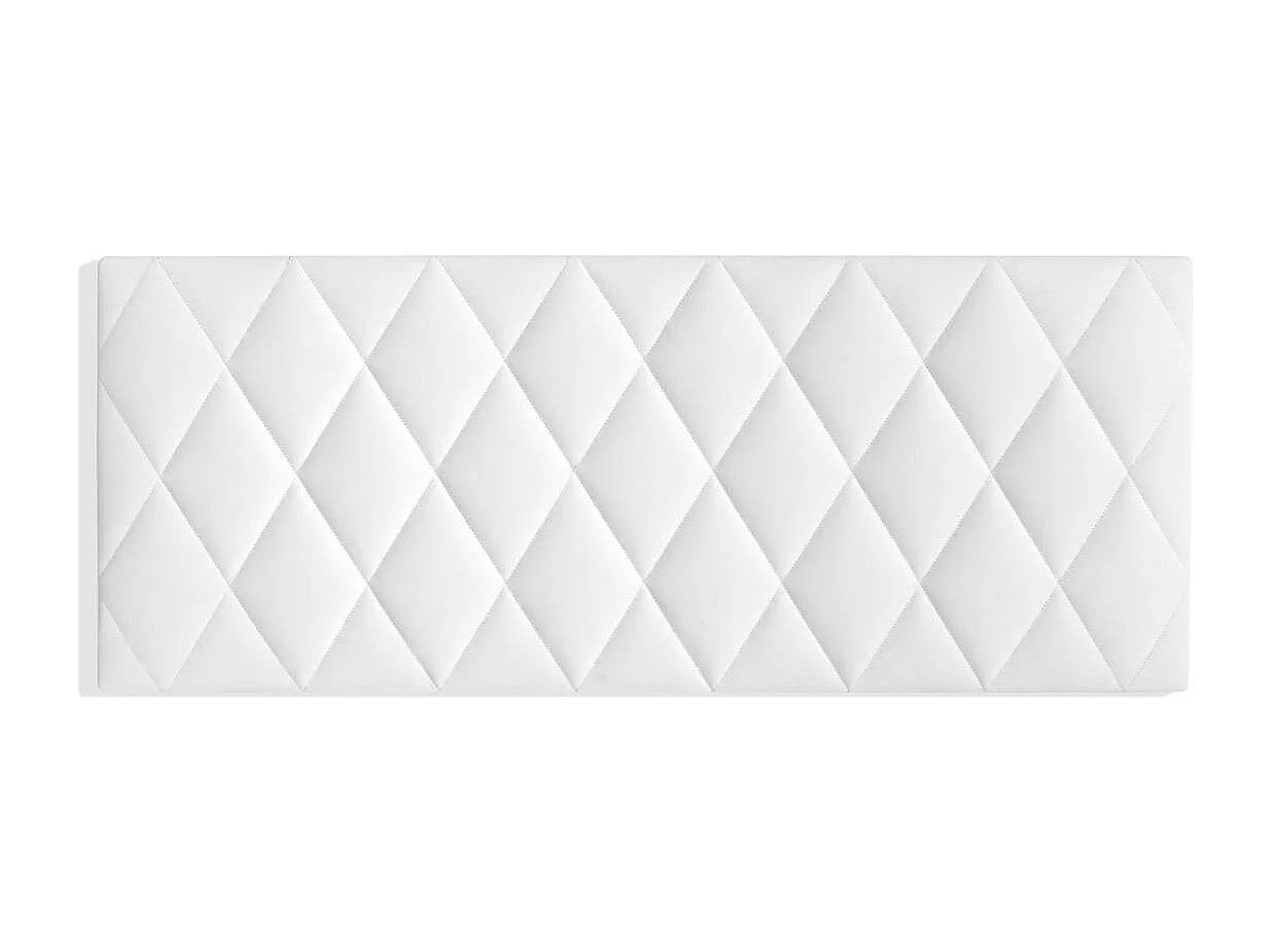 Cabecero para colchón de 150cm Marisa tapizado blanco, 160cm(ancho) 60cm(alto) 3.5cm(fond