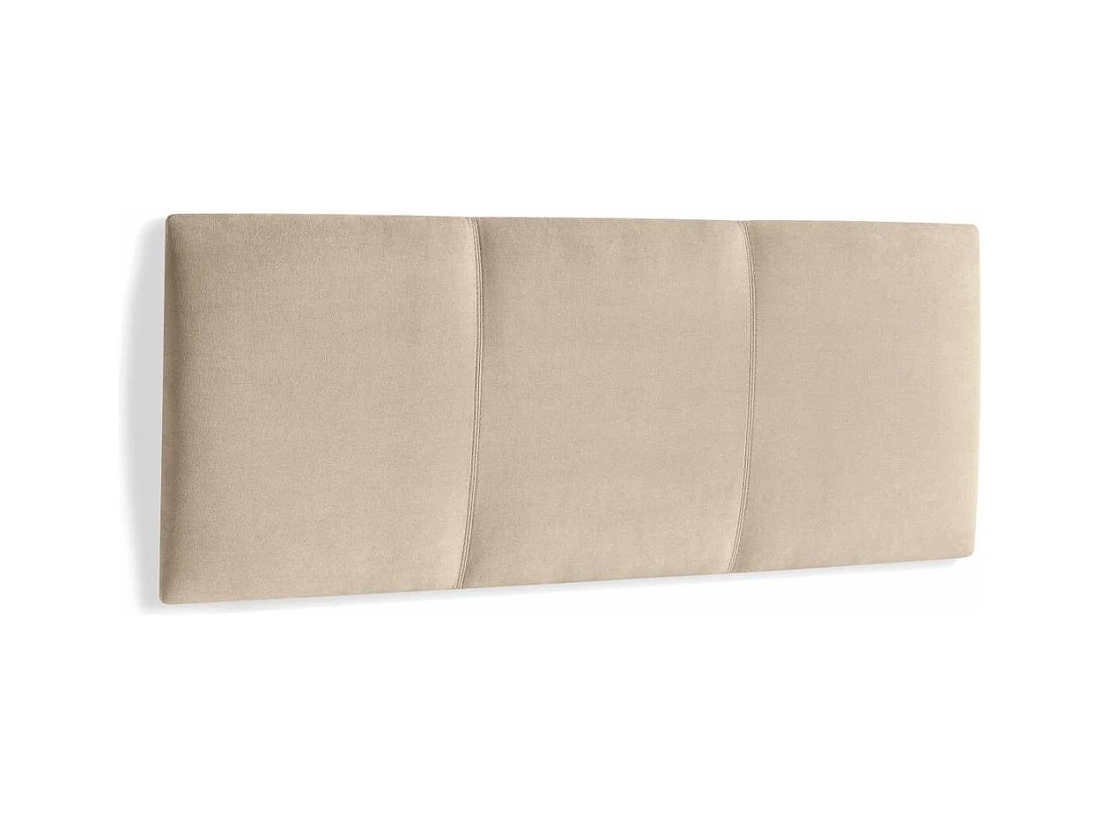 Cabecero para colchón 150cm Maite tapizado beige, 160cm(ancho) 60cm(alto) 4cm(fondo)