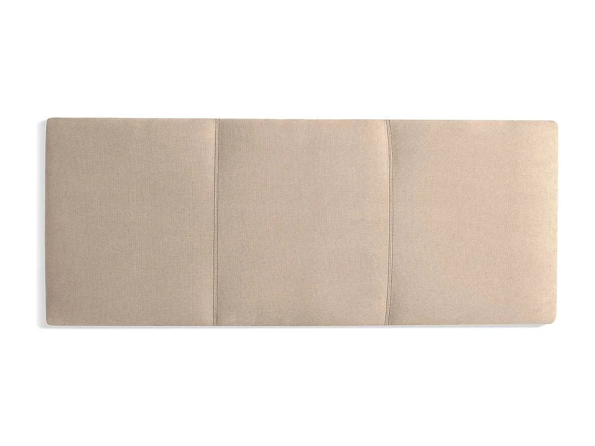 Cabecero para colchón 150cm Maite tapizado beige, 160cm(ancho) 60cm(alto) 4cm(fondo)