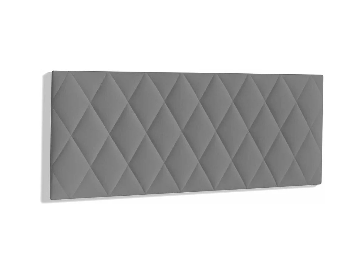 Cabecero para colchón de 150cm Maya tapizado gris, 160cm(ancho) 60cm(alto) 3.5cm(fondo)