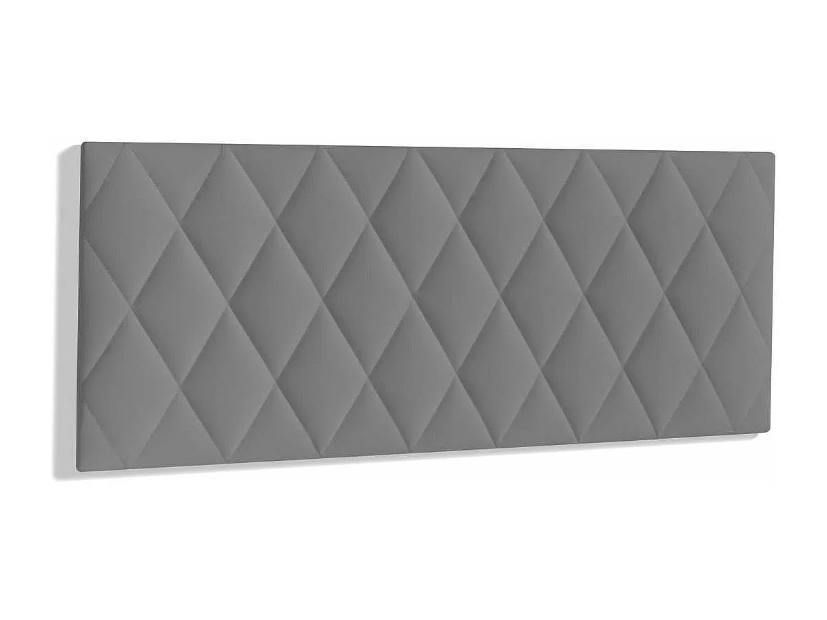 Cabecero para colchón de 150cm Maya tapizado gris, 160cm(ancho) 60cm(alto) 3.5cm(fondo)