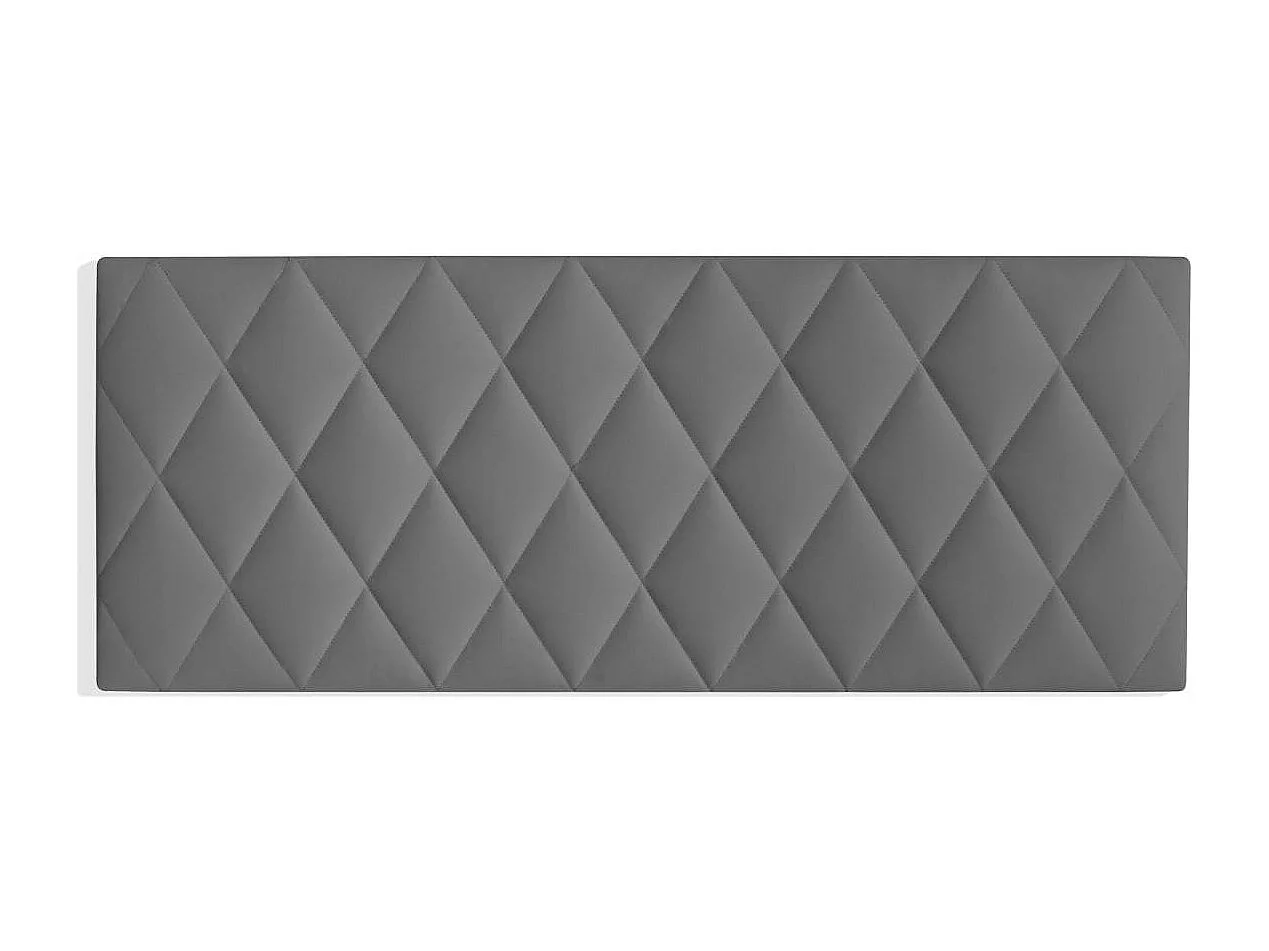 Cabecero para colchón de 150cm Maya tapizado gris, 160cm(ancho) 60cm(alto) 3.5cm(fondo)