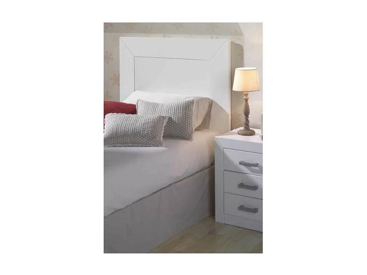 Cabecero madera en acabado blanco 110 cm(alto)100 cm(ancho)