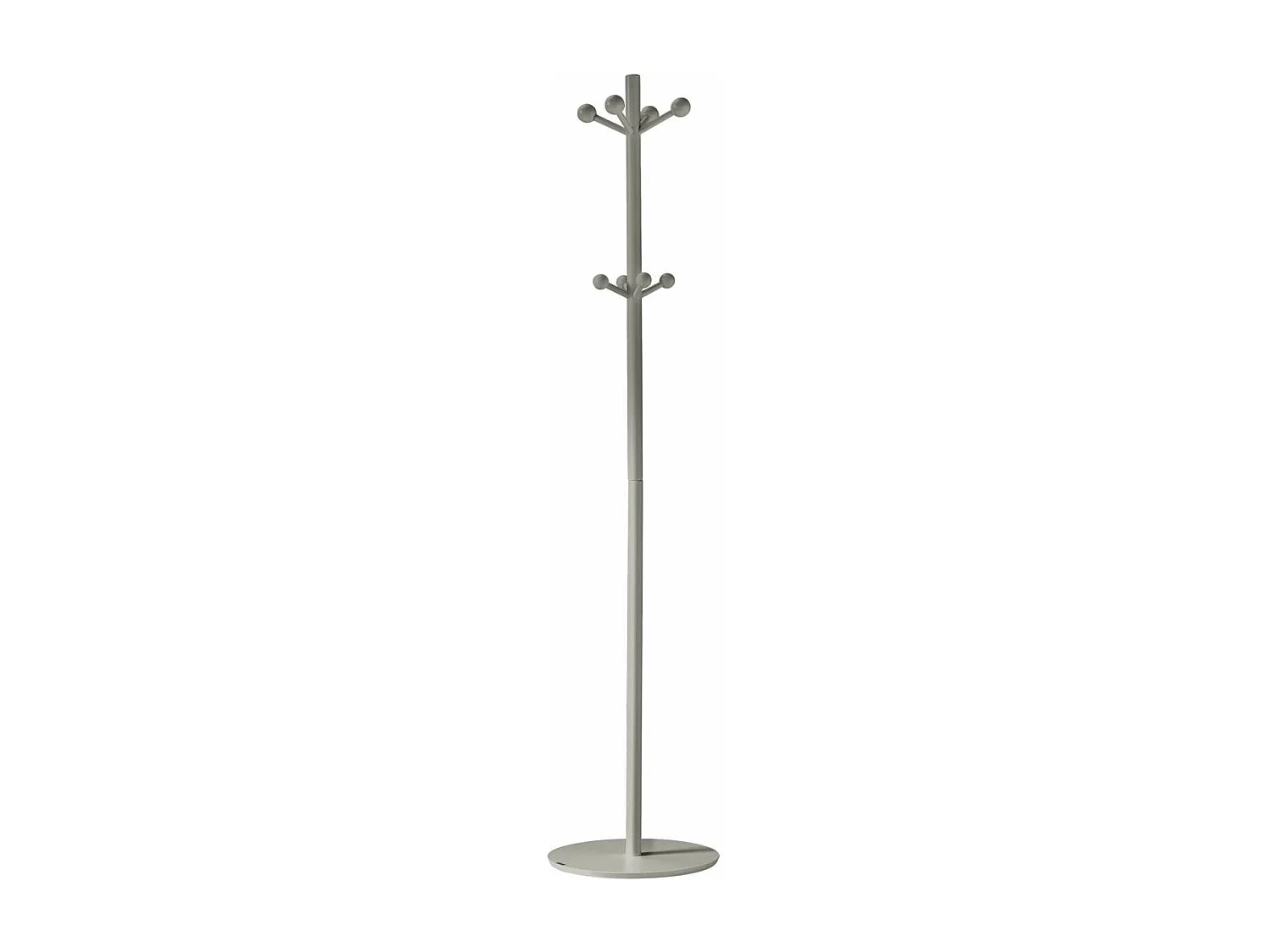 Perchero mod. 402 lacado en color visón, 180 cm(alto)37 cm(ancho)37 cm(largo)