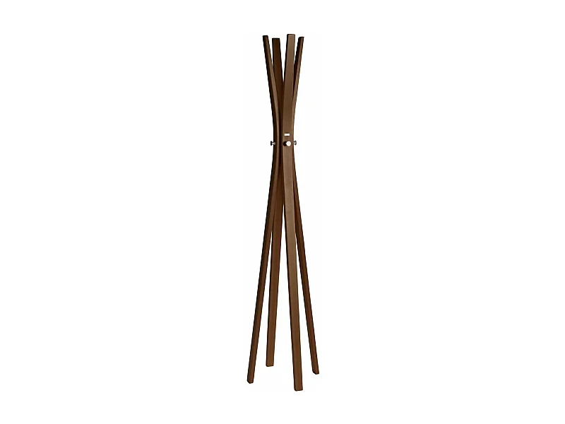 Perchero mod. 455 acabado lacado nogal, 182cm(alto) 42cm(ancho) 42cm(largo)