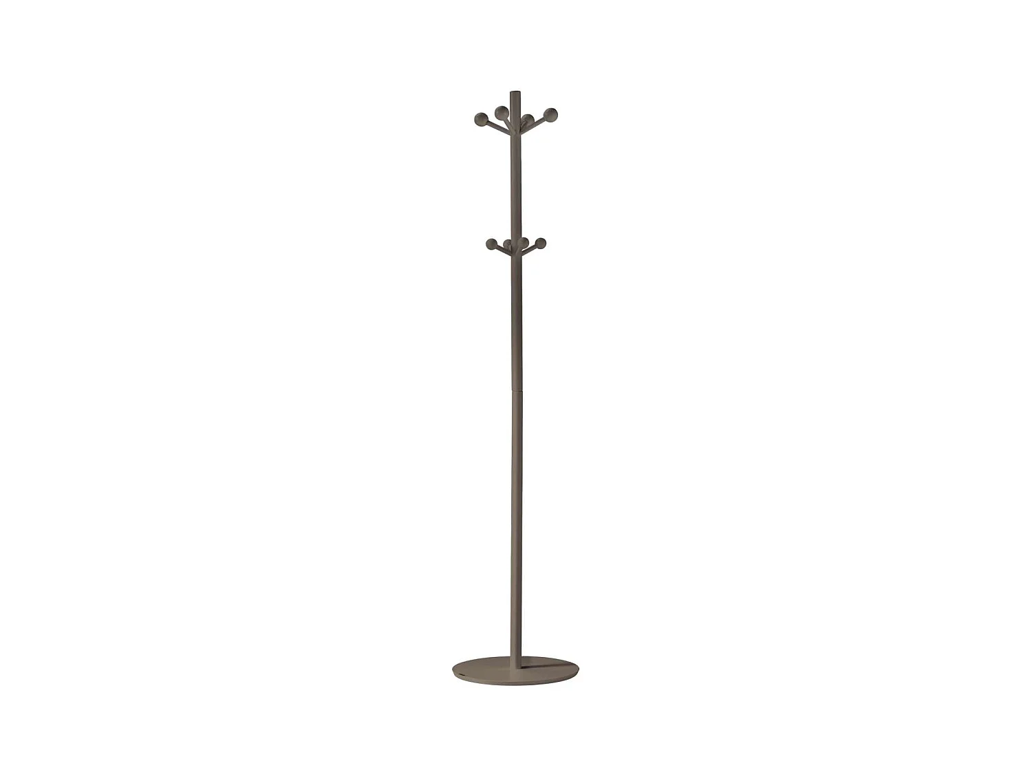 Perchero mod. 402 lacado en color moka, 180 cm(alto)37 cm(ancho)37 cm(largo)