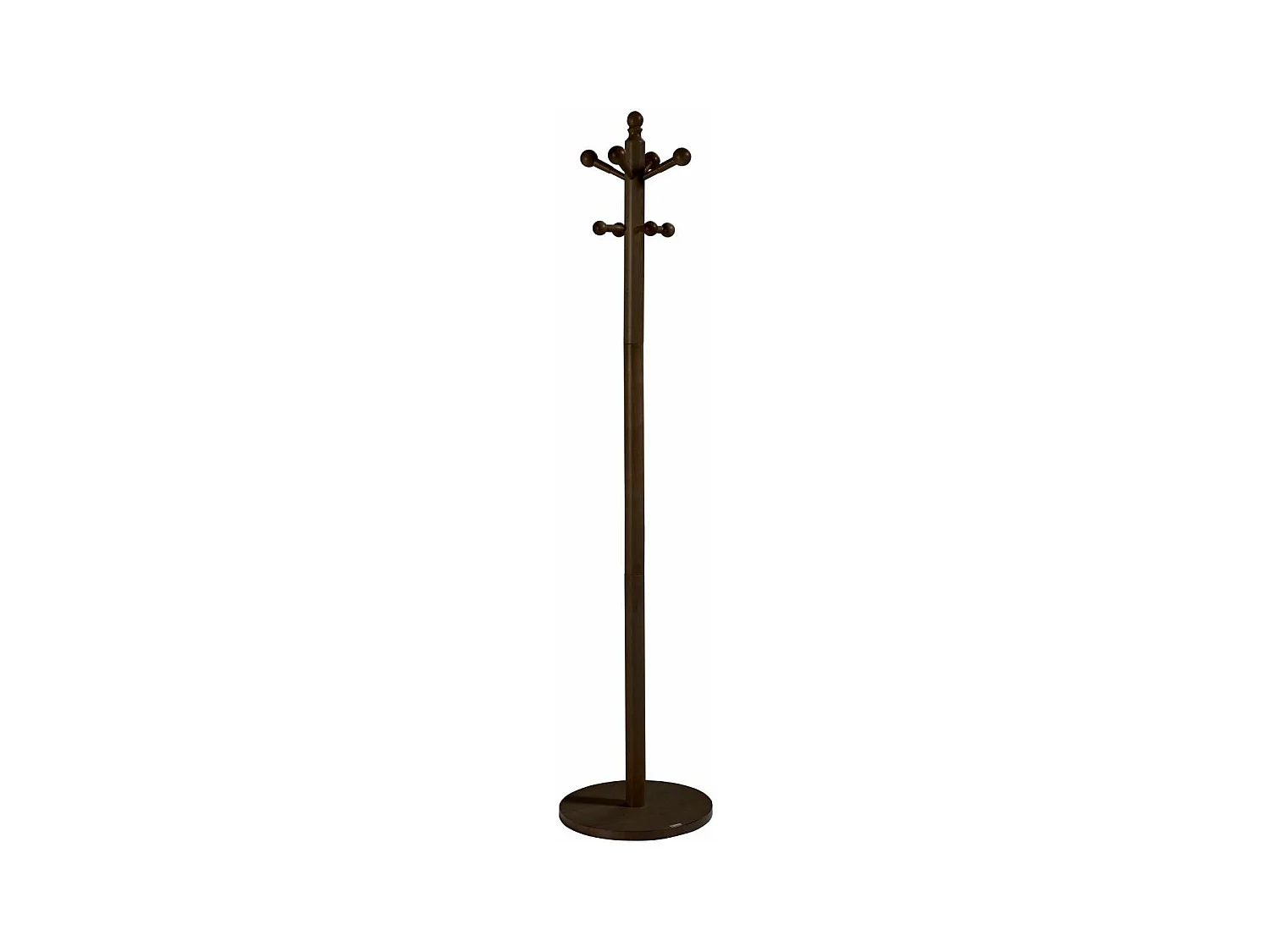 Perchero mod. 410 acabado lacado wengué, 170 cm(alto)35 cm(ancho)35 cm(largo)