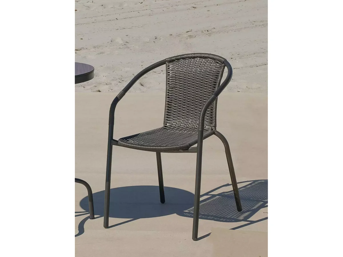 Conjunto de mesa + 2 sillones para terraza jardin mosaico Dorian/brasil-60/2,