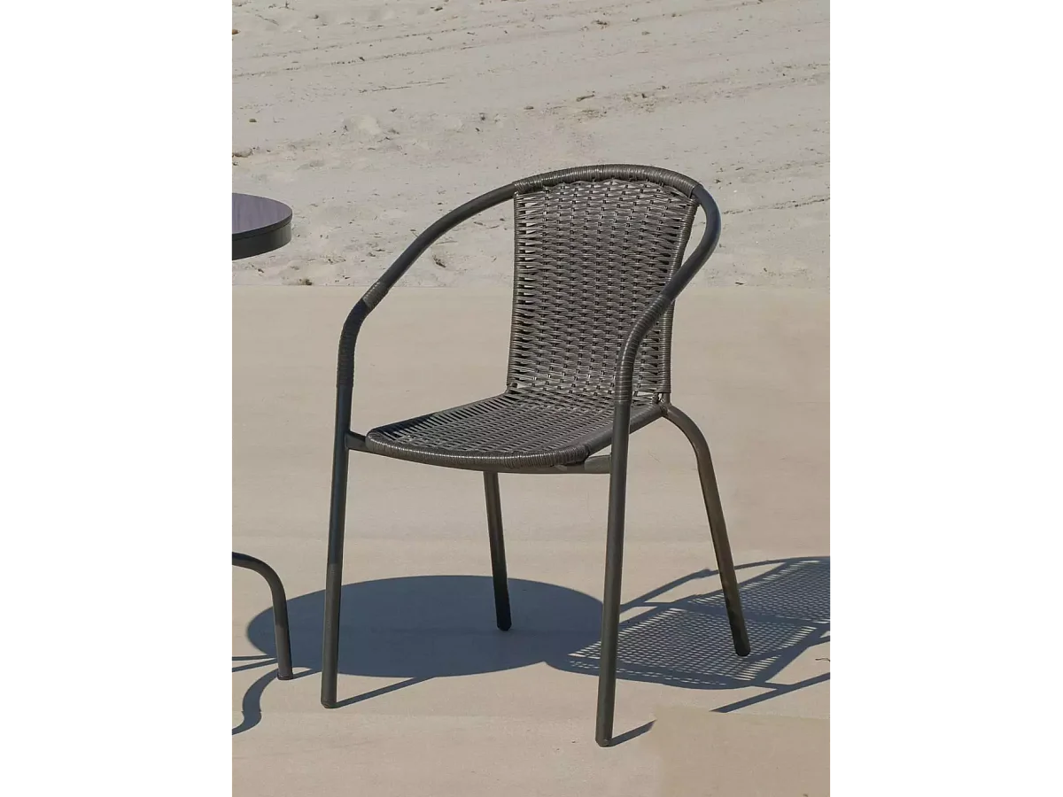 Conjunto de mesa + 2 sillones para terraza jardin mosaico Dorian/brasil-60/2,