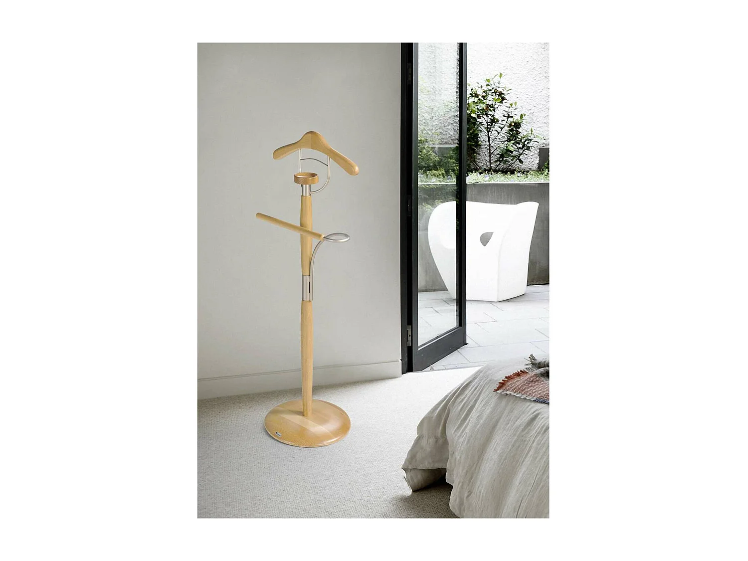 Galán 317 herraje cromo satinado lacado natural, 110 cm(alto)45 cm(ancho)32 cm(largo)