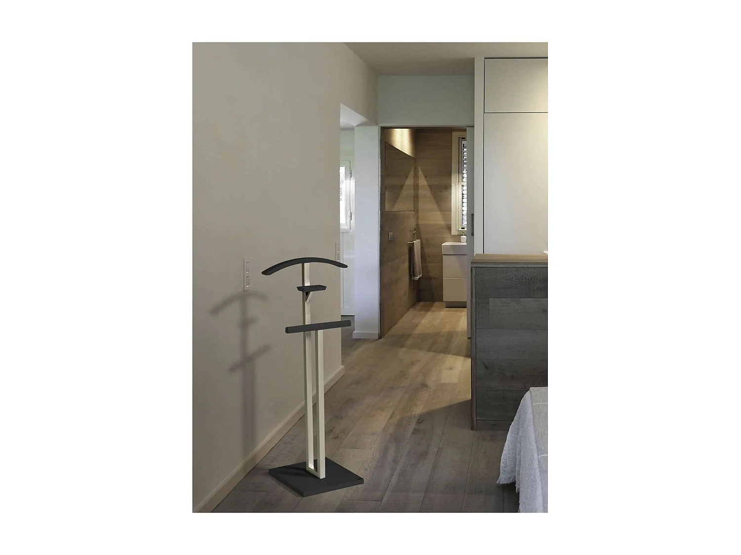 Galán 357 herraje cromo satinado lacado negro, 116 cm(alto)46 cm(ancho)32 cm(largo)