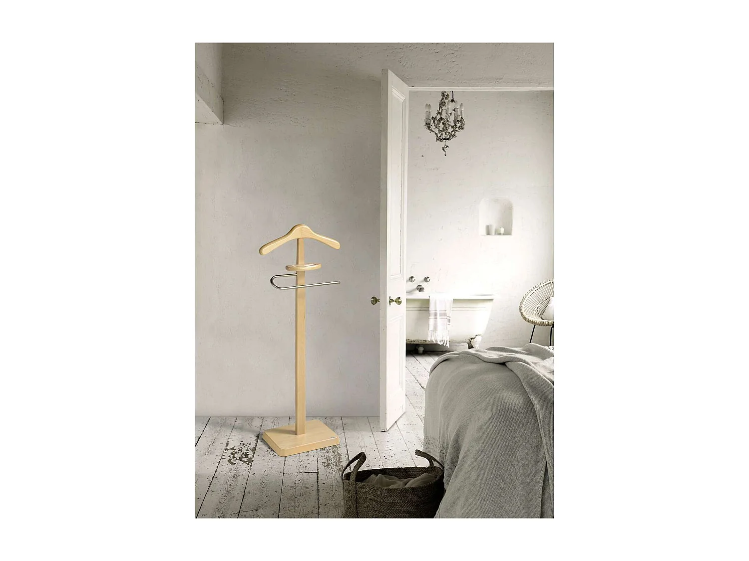 Galán 323 herraje cromo satinado lacado natural, 108 cm(alto)44 cm(ancho)24 cm(largo)