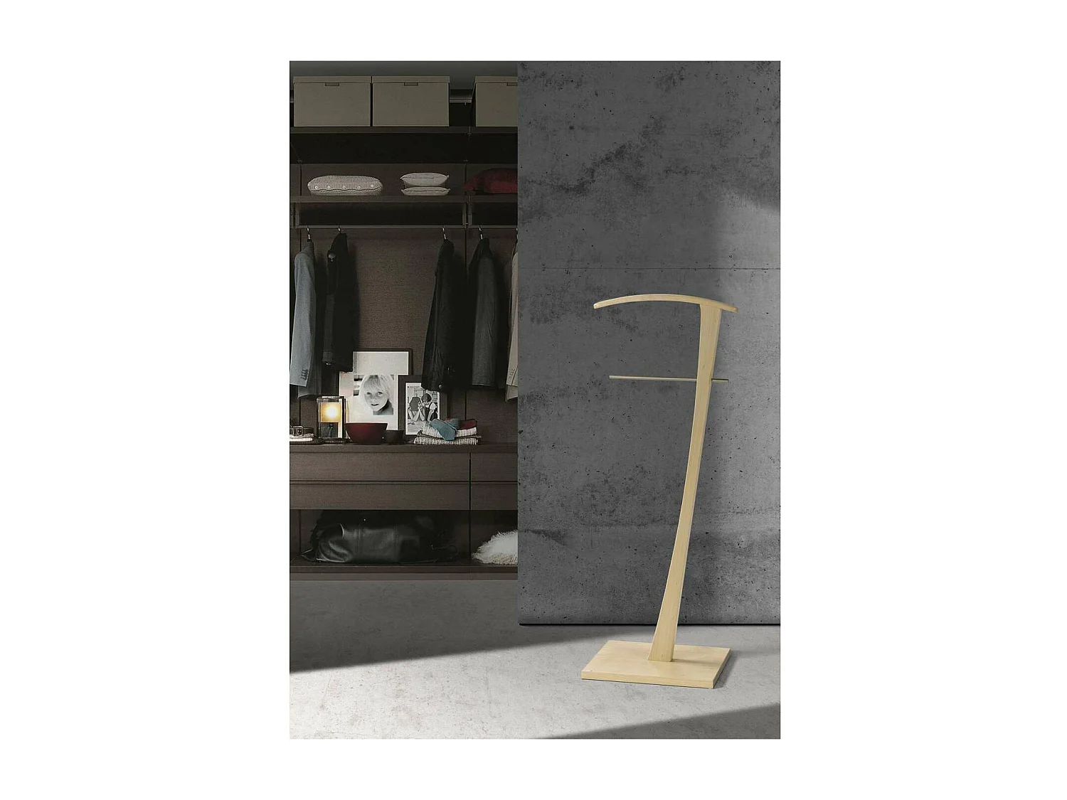 Galán 310 herraje cromo satinado lacado roble cambrian, 115cm(alto) 48cm(ancho) 28cm(larg