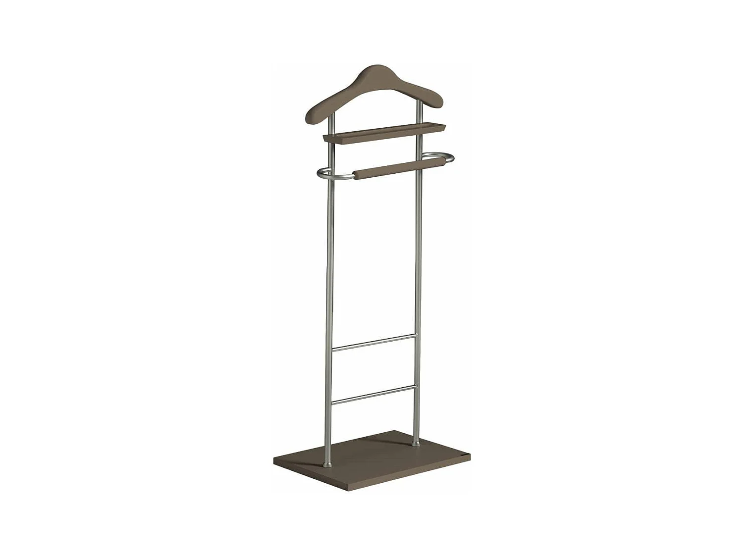 Galán 313 herraje cromo satinado lacado moka, 110cm(alto) 45cm(ancho) 28cm(largo)