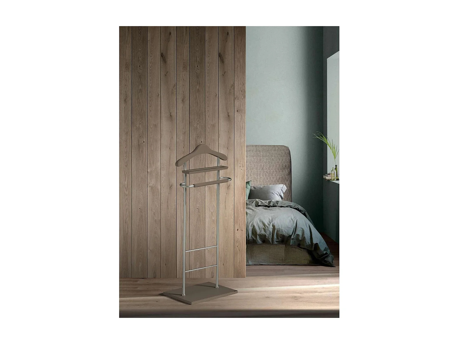 Galán 313 herraje cromo satinado lacado moka, 110cm(alto) 45cm(ancho) 28cm(largo)