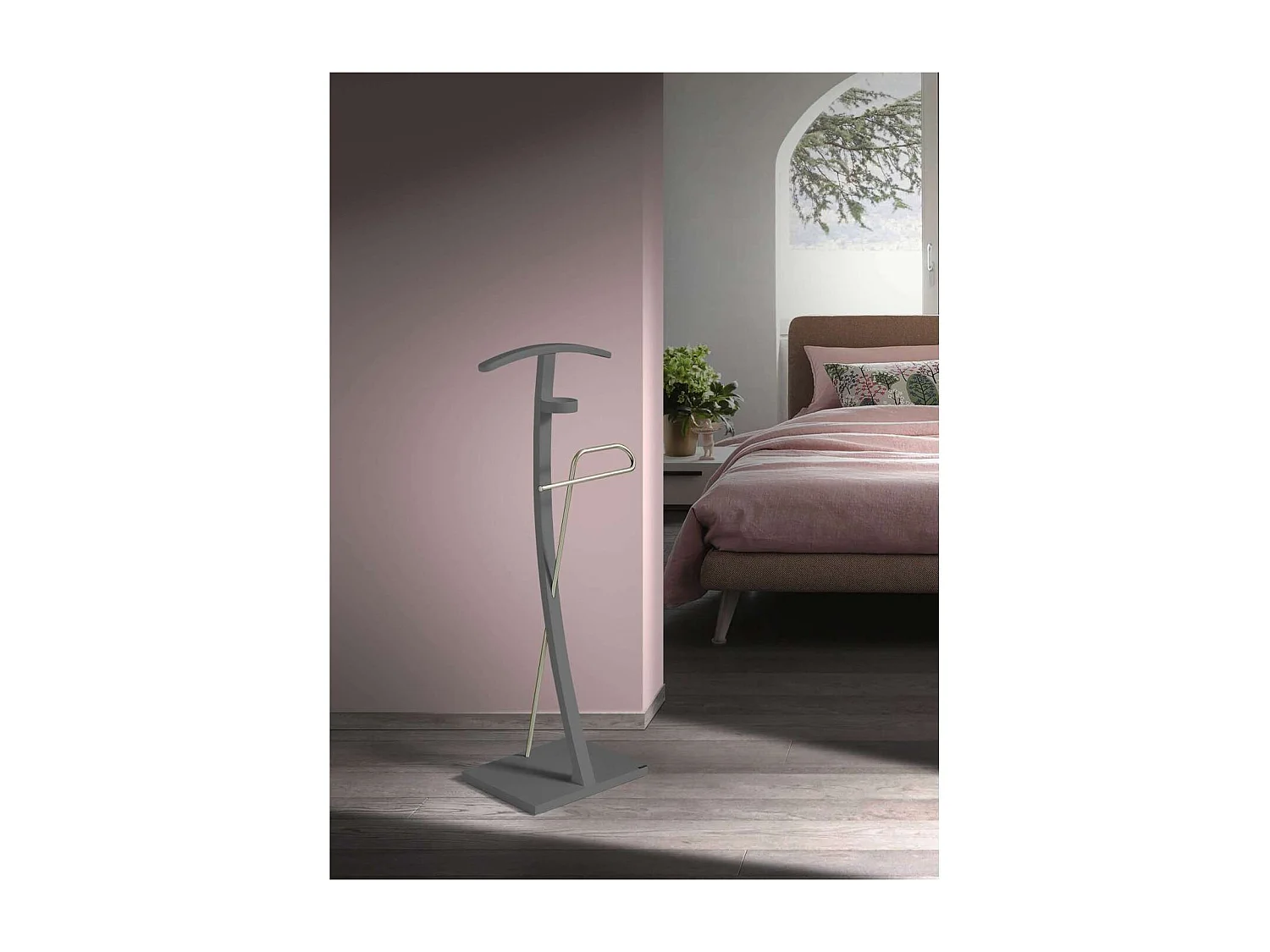 Galan 396 herraje cromo satinado lacado gris, 113 cm(alto)40 cm(ancho)28 cm(largo)