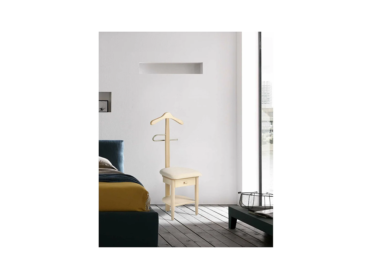 Galán 362 herraje cromo lacado en color cambrian, 115cm(alto) 45cm(ancho) 41cm(largo)