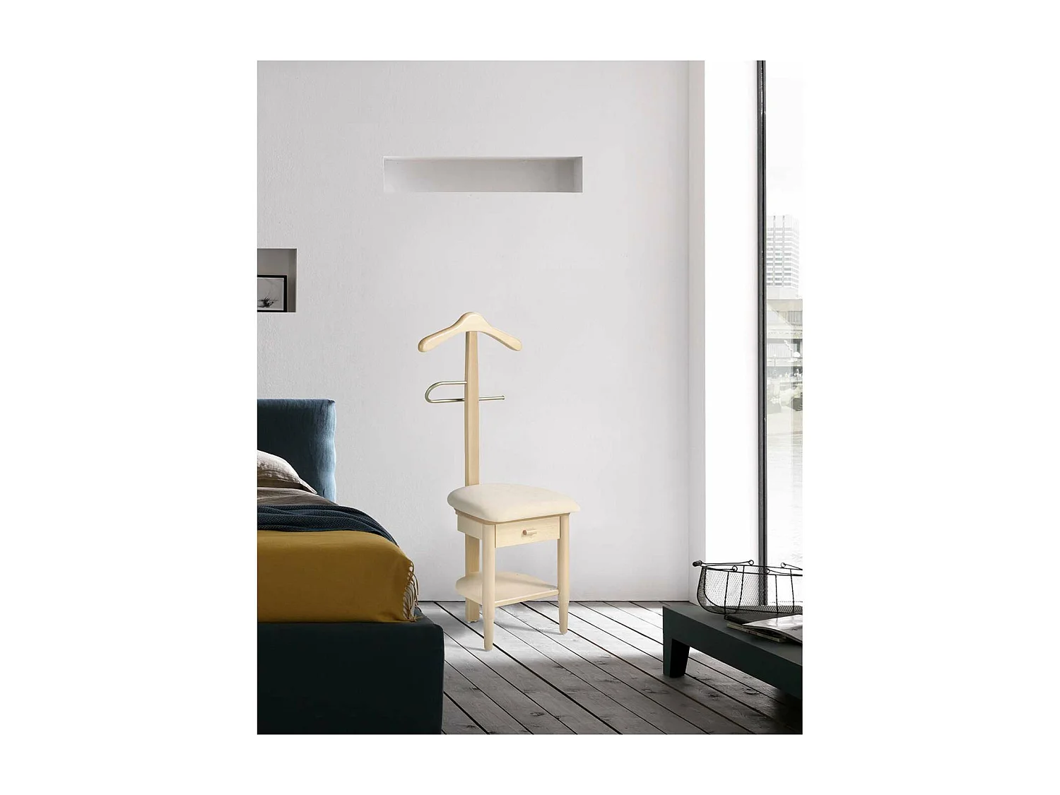 Galán 362 herraje cromo lacado en color cambrian, 115cm(alto) 45cm(ancho) 41cm(largo)