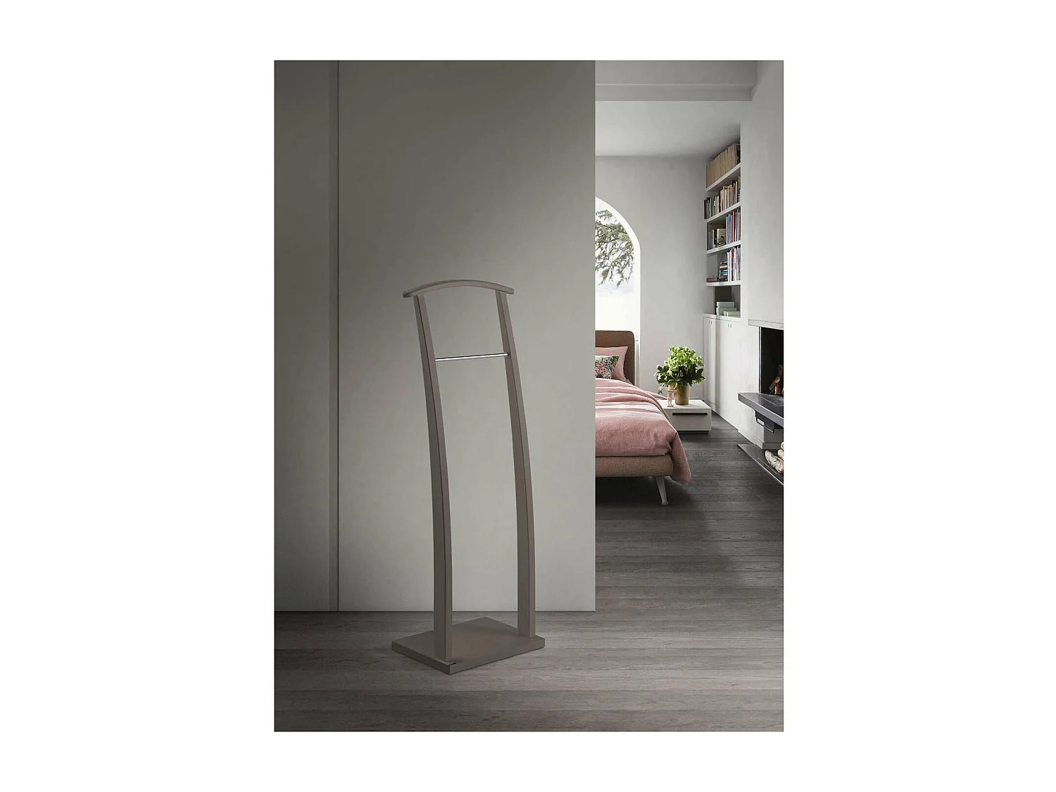 Galán 385 herraje cromo satinado lacado moka, 117 cm(alto)40 cm(ancho)28 cm(largo)