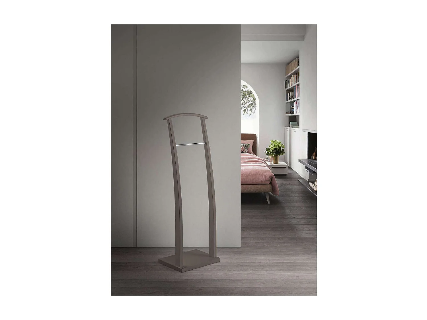 Galán 385 herraje cromo satinado lacado moka, 117 cm(alto)40 cm(ancho)28 cm(largo)