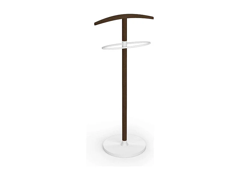 Galán 304 herraje metálicos lacado en color wengué/blanco, 109cm(alto) 46cm(ancho )34cm