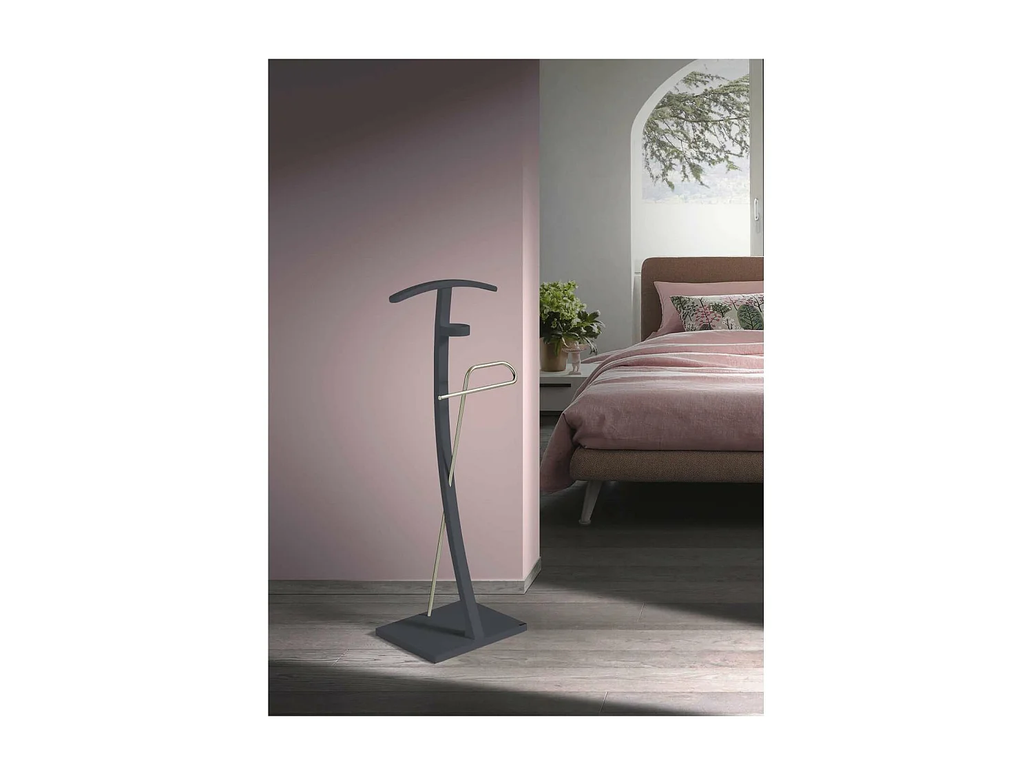 Galan 396 herraje cromo satinado lacado azabache, 113 cm(alto)40 cm(ancho)28 cm(largo)