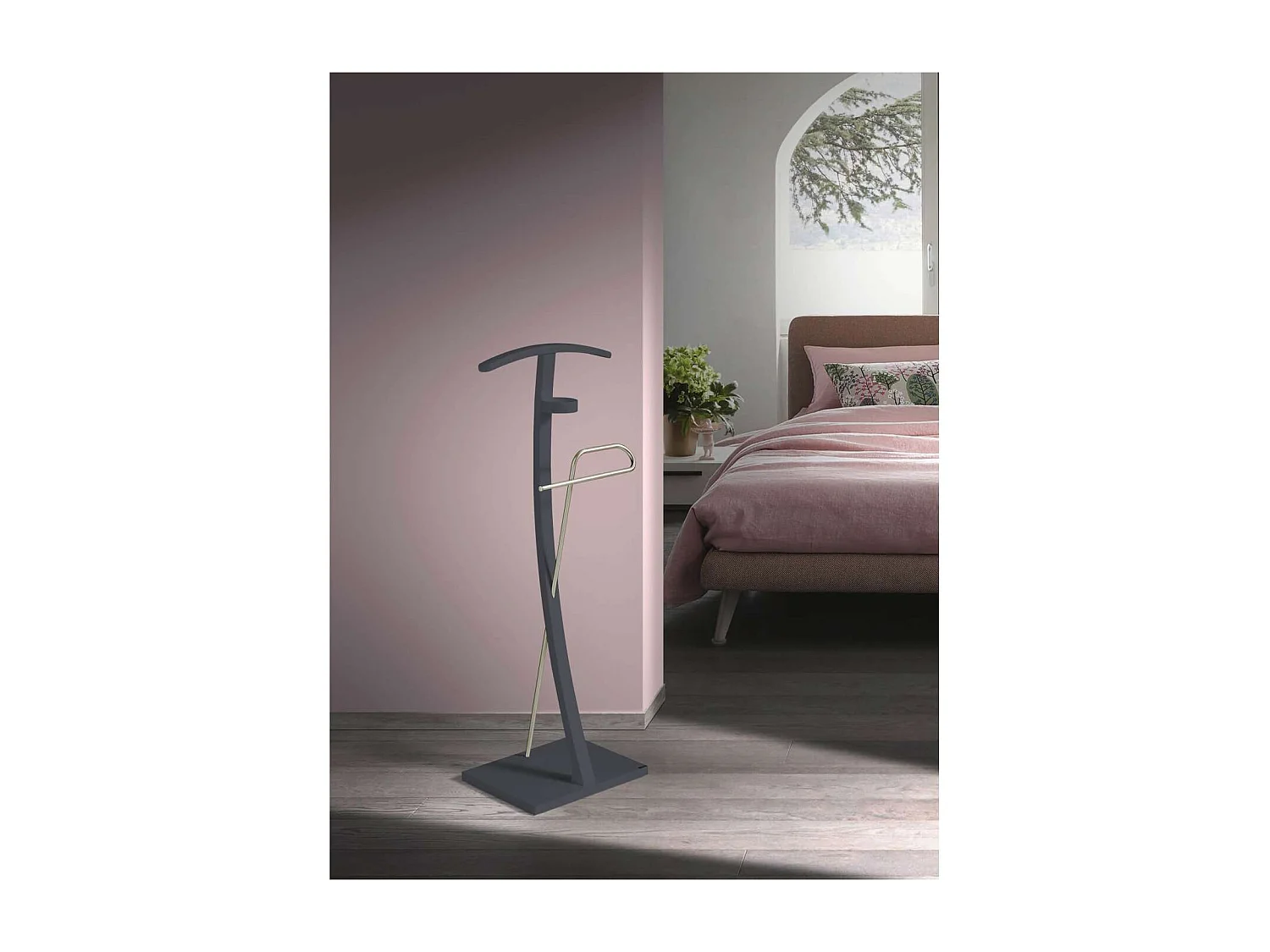 Galan 396 herraje cromo satinado lacado azabache, 113 cm(alto)40 cm(ancho)28 cm(largo)